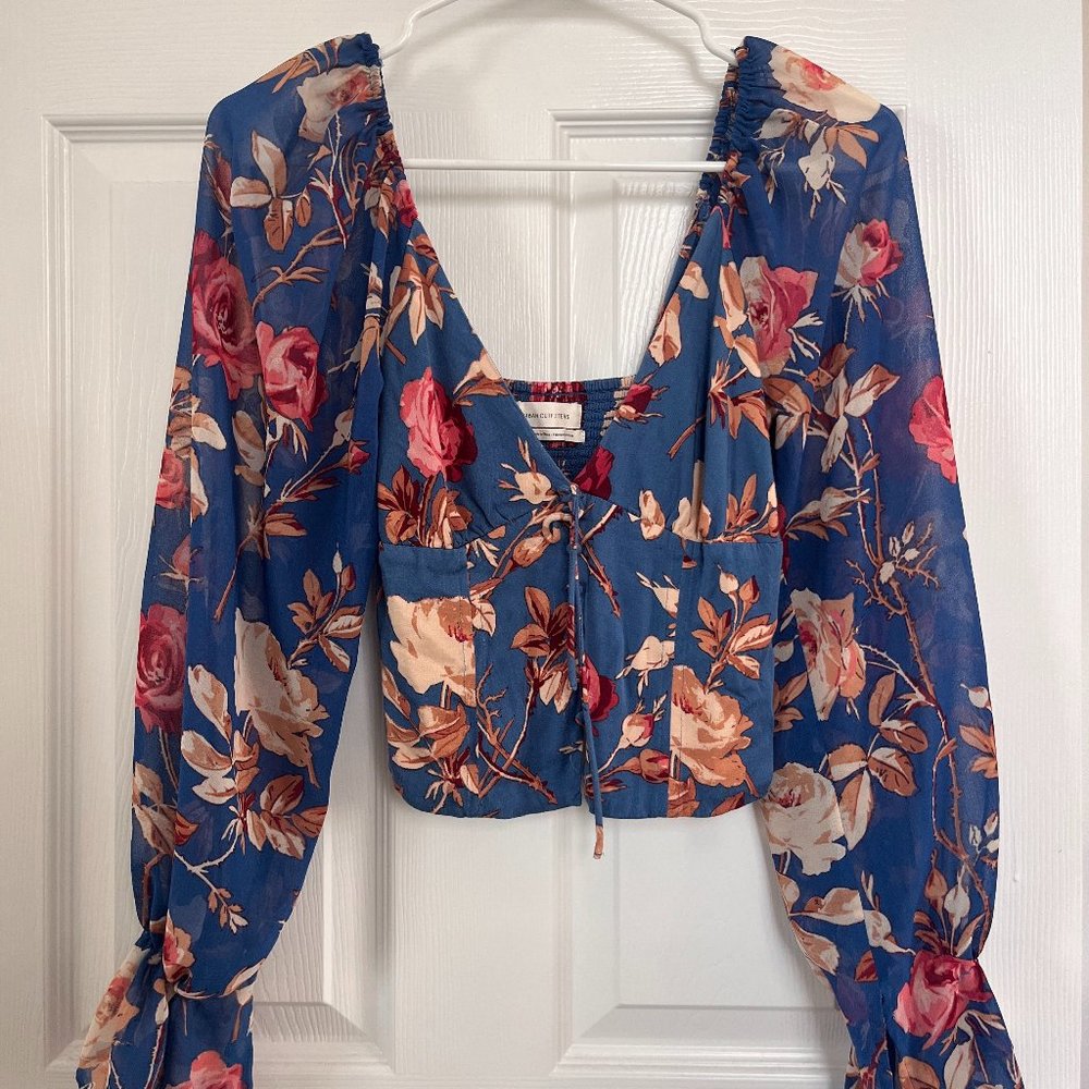 Urban Outfitters long sleeve floral top